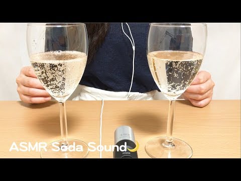 ［ASMR 囁き声］炭酸をグラスに注ぐ音、氷、飲み物を入れる音 | 音フェチ