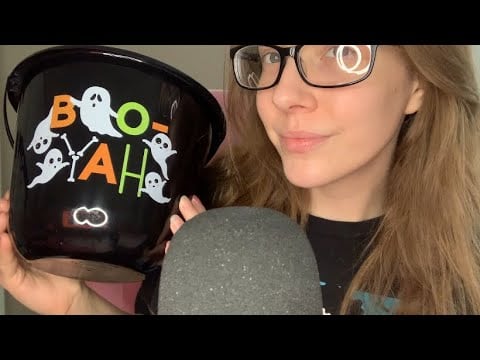 ASMR Tapping On A Halloween Basket (No Talking)