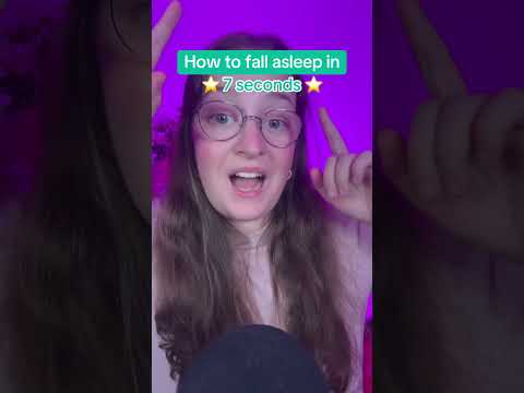 How to fall asleep in 7 seconds #asmr #asmrsounds #asmrrelax #asmrtingles #asmrsleep #relax