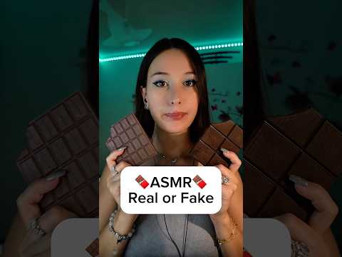 Un peu trop facile je pense 🤔  #asmr #realorfake #eatingsounds #asmrfrançais #relaxingvideos