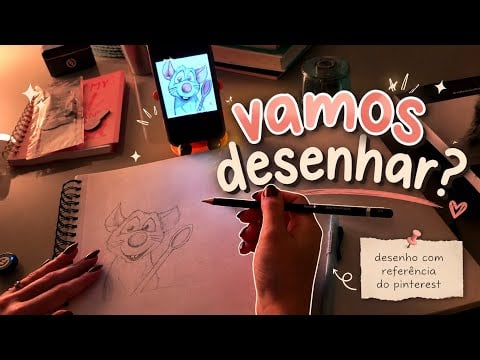 ASMR DESENHANDO ✍️ | Vem relaxar 😴