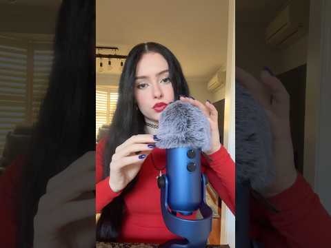 ASMR 3 types of mic scratching ❤️ #asmr #micscratching #fluffymic