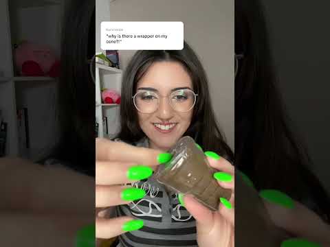 Oopsie... there's something in your ice cream👀🍦 ASMR Ice Cream Shop Roleplay #asmr #shorts #short