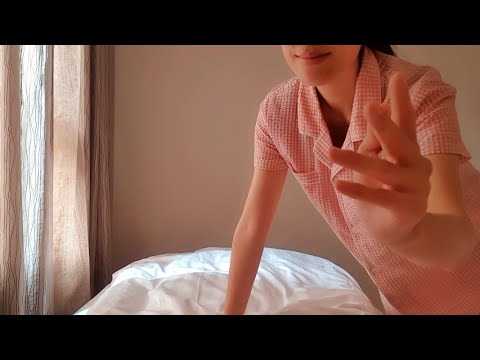 ASMR 20+min POV Body Massage 😌 reiki, personal attention, stress relief, acupuncture, hand movement