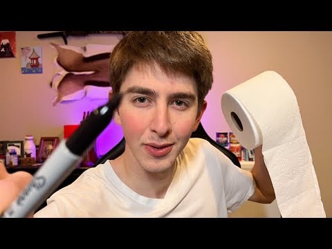 ASMR lofi Roleplay | Doing Your Makeup with all the WRONG Things