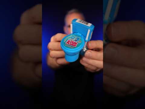 Weird Blue Raspberry candy ASMR: Sour Candy Dough, Sour Flush #candyasmr #asmrcandy