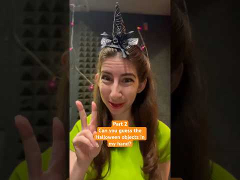 Part 2 Can your ears guess the Halloween objects? #halloweenwithshorts #asmr