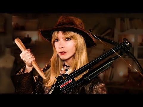 ASMR The Vampire Hunter 🏹 Roleplay, Ear to Ear Whispers, Tuning Fork & Light Trigger Exam