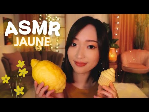 ⭐️ ASMR 100% JAUNE 💛 18 triggers jaunes pour t'aider à t'endormir 🌼🐥