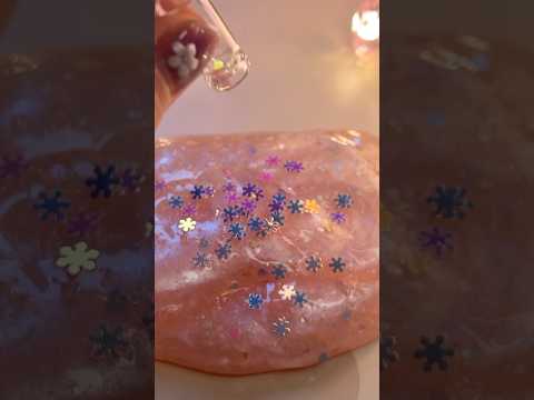 pink slime ❄❄✨️#asmr #asmrsounds #relax #shorts