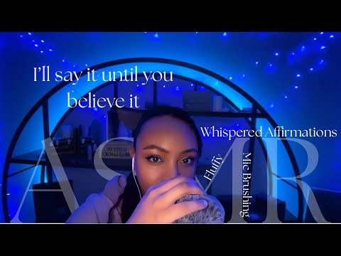 You Are Safe, Loved & Enough | Whispered Affirmations + Mic Brushing ASMR for Sleep & Comfort
