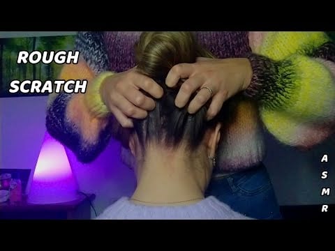 ASMR Fast and Aggressive Scalp Scratch on Real Person for your itchy scalp *only nails* No talking