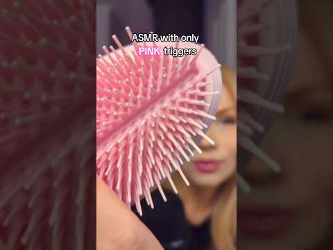ASMR with only 🩷 triggers #asmr #tingles #satisfying #trigger #brain #melting #relaxing #sounds