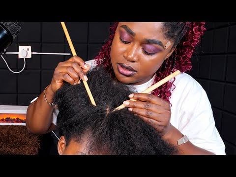 ASMR✨INTENSE scalp check | Hair Parting,Toothbrush Scalp Scratching & esr cleaning for sleep