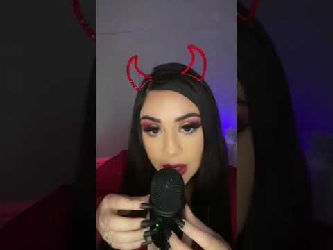 ASMR Lil Devil Does Your Mascara #shorts