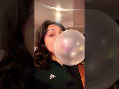 BUBBLE GUM ASMR | blowing a bubble gum sounds #bubblegum #asmr