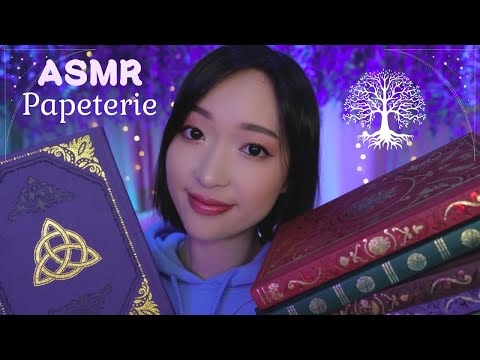 ASMR Papeterie 📚 grimoires, carnets, livres à stickers ✨ pour t’apaiser avant de dormir