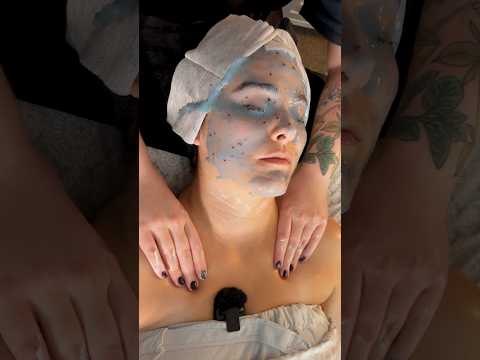 DEEPLY RELAXING ASMR NECK AND SHOULDER MASSAGE #asmr #shorts #skincare  #massage