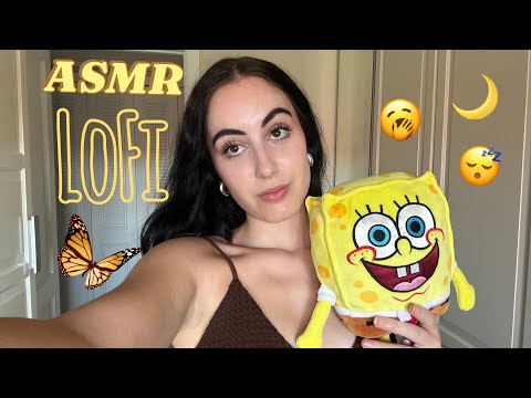 ASMR EN ESPAÑOL // LOFI🥱🌙😴 (tapping, hand & mouth sounds, SpongeBob & Pou)🫶💤🧸 #asmr