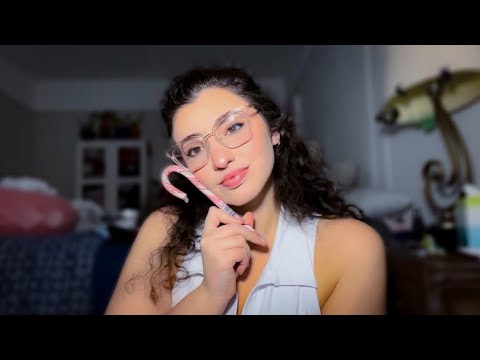 ASMR | Candy Cane & Mouth Sounds 👅