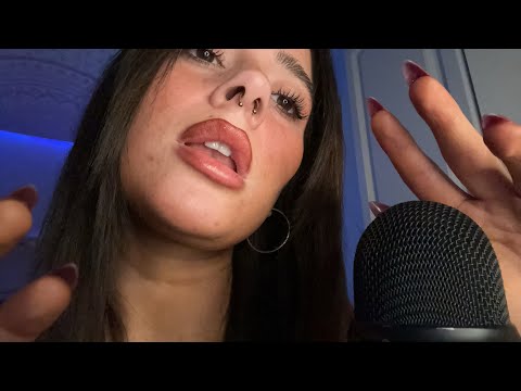 ASMR | Upclose Clicky Whispers + Mouth Sounds