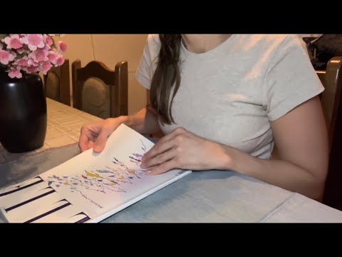 ASMR Page TURNING & Squeezing