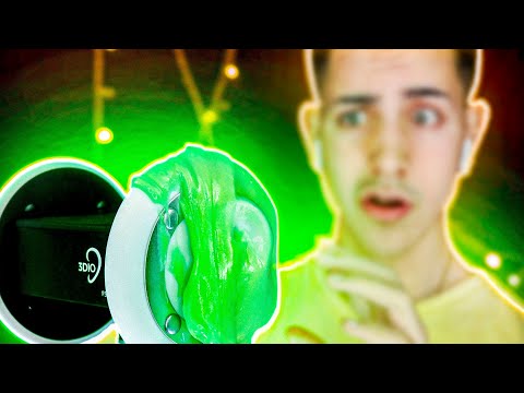 SLIME NO MICROFONE RELAXANTE PARA DORMIR – ASMR 3DIO