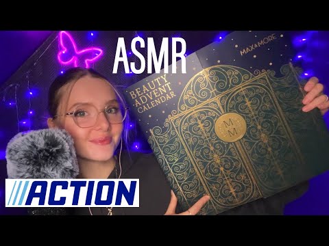 [ASMR FR] J'Ouvre Le Calendrier De L'Avent Beauté De Chez Action ! ❤️