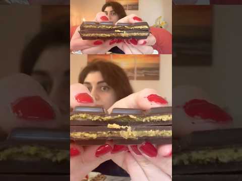 Trader Joe’s Dubai Chocolate honest opinion👀 #asmr #asmrsounds #asmrvideo #asmrcommunity #chocolate