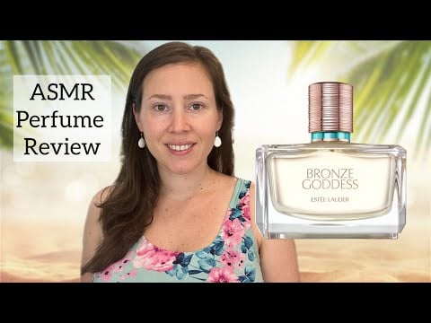ASMR Perfume Review - Estee Lauder Bronze Goddess - Glass Tapping & Whispered