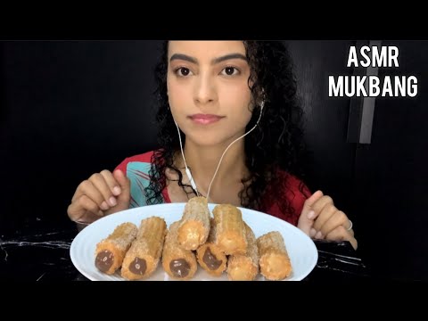 ASMR MUKBANG/ COMENDO CHURROS 😋