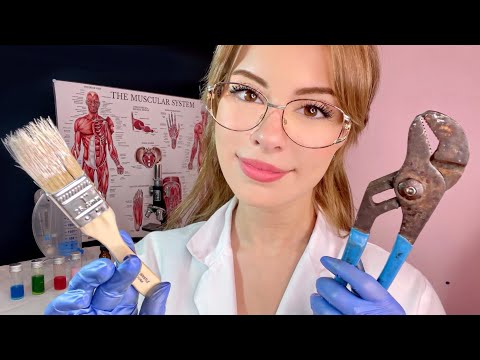 ASMR Fast & Aggressive Cranial Nerve Exam w/ THE WRONG TOOLS Medical Doctor Roleplay Eye, Light, Ear