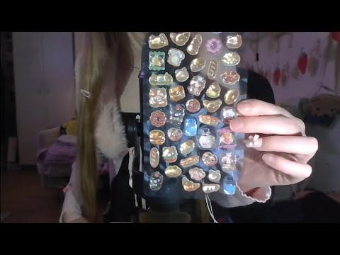 ASMR decorate my mic with me! chaotic unintelligible whispering and yapping.