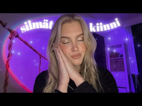 ASMR SUOMI seuraa mun ohjeita silmät kiinni 😴 | eyes closed instructions in finnish