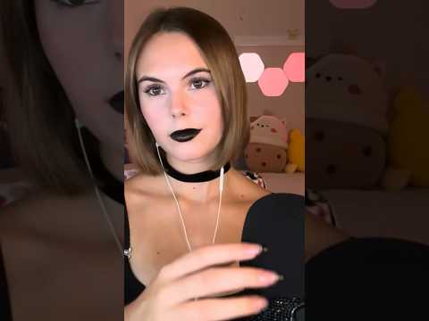 Foam Mic Scratching 🎙️ #tingles #relaxing #nails #satisfying #asmr #gothgirl #micscratching