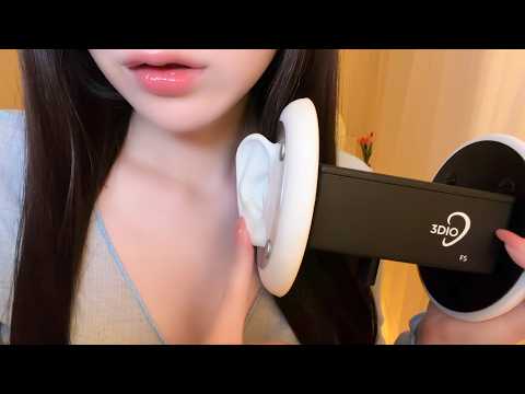 【ASMR】耳元で理解できない囁き+マウスサウンド😪💤　Inaudible Whispering