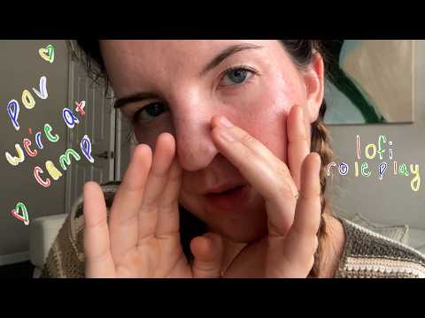 super up close lofi asmr | x marks the spot (hand movements)