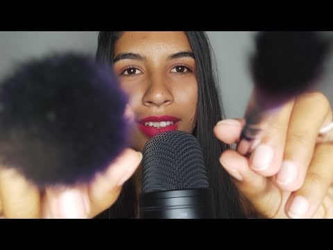 ASMR PINCEL NA TELA COM MUITO TUC TUC LIK LIK.... 😴