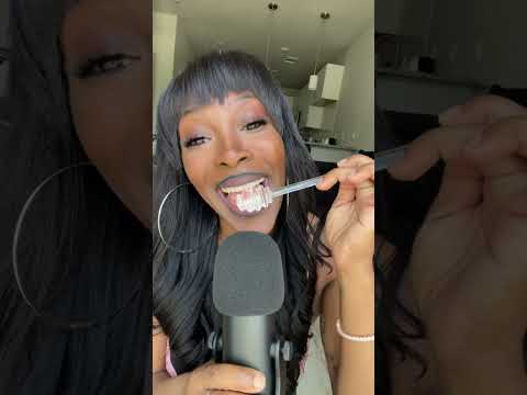 ASMR black woman mouth sounds