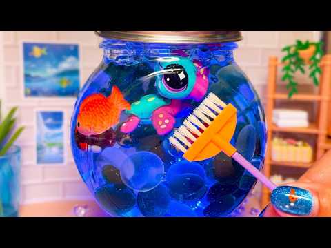 LPS Toy Spa in Under Water Glass Aquarium | Nostalgic ASMR