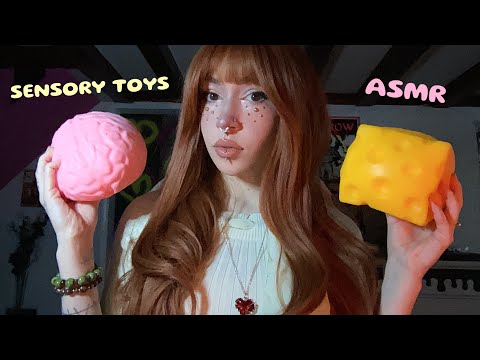 Squishy Sensory Toys ASMR | Sticky Tapping, Rambling, Whispering