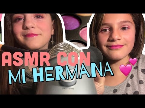 Asmr con mi hermana nos MAQUILLAMOS !!