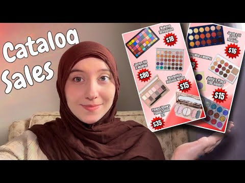 ASMR Makeup Sales Rep w/ Catalog