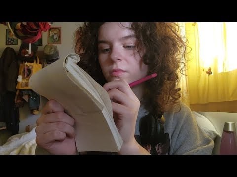 lofi asmr pretentious art student draws your portrait in class (soft spoken) 