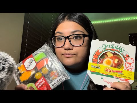 ASMR ~ EATING GUMMY SUSHI 🍣 + MOUTH & EATING SOUNDS 👄