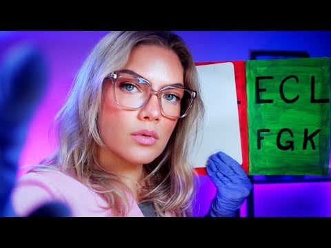 ASMR Visita Oculistica Completa che ti farà Dormire