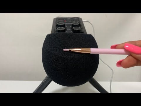 [ASMR] (No Talking) Quick and Intense Brushing Sound, 짧고 굵게 마이크 긁는 소리