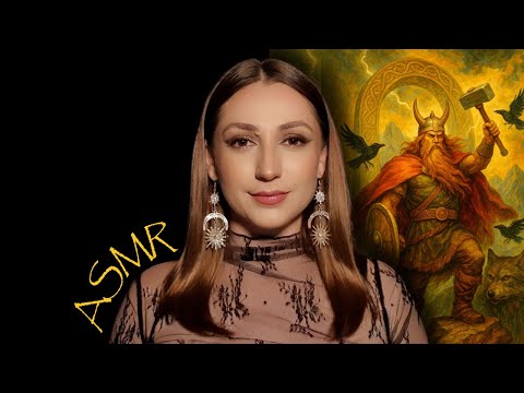 Norse Myths Reading in Soft Voice 📖 ASMR for Sleep
