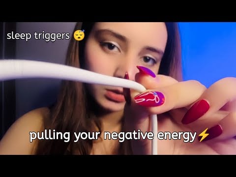 ASMR(REIKI) Negative Energy Plucking 🧿🍀No talking, Hand movements (432 hz music) 