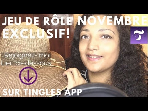 SPA cheveux ASMR jeu de rôle mois de NOVEMBRE EXCLUSIVEMENT sur Tingles app - Lien en bas